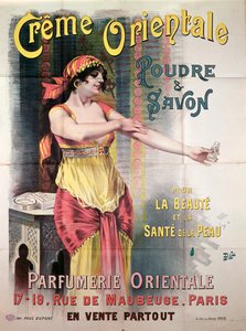 Poster pubblicitario per polvere e sapone 